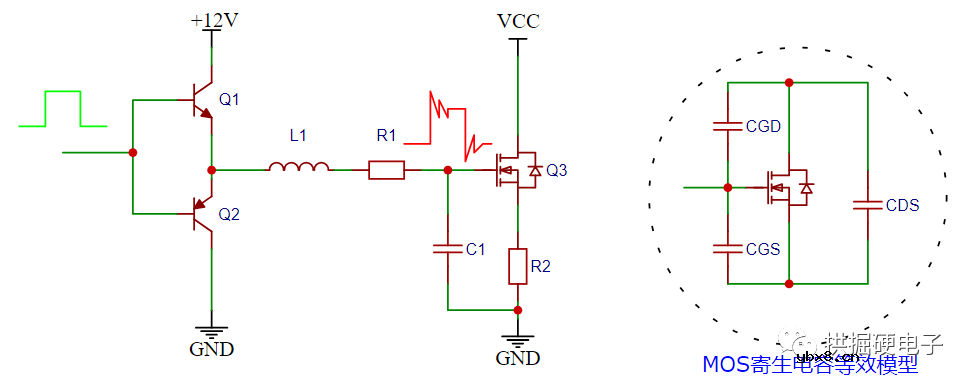 MOS管的栅极开通驱动电阻