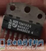 车载收音机功率放大器TDA1020应用电路图 