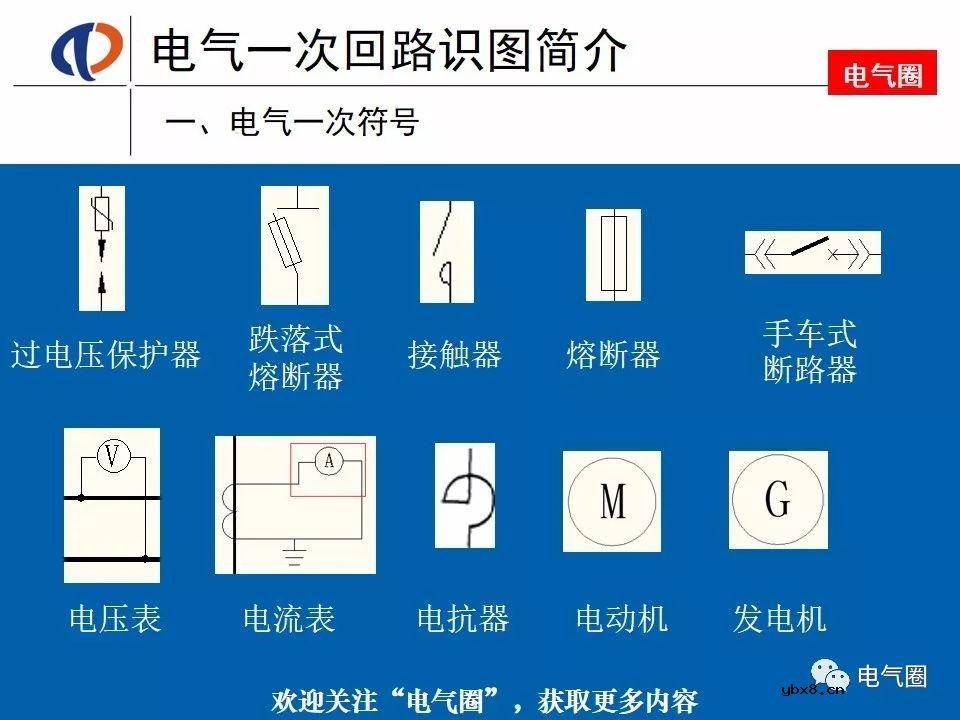 电气一次回路识图知识，好资料电工师傅一定要知道 