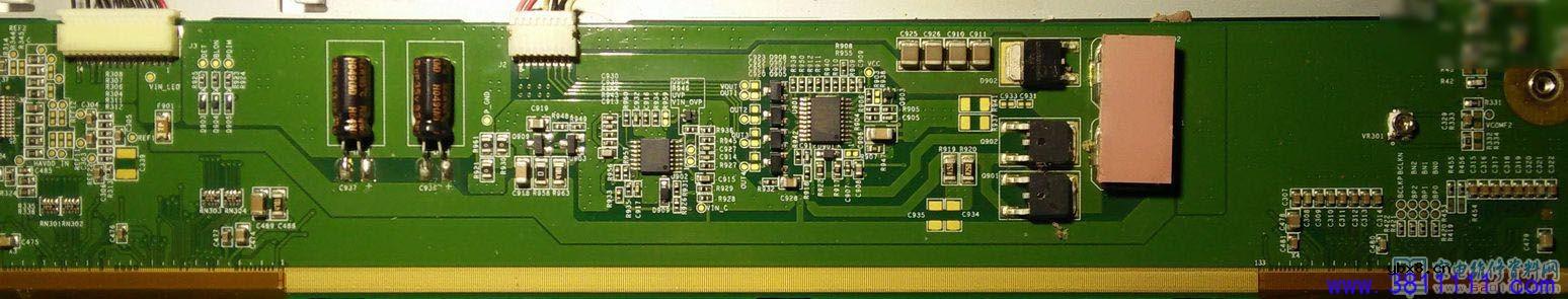 TCL L32V6200DEG液晶电视黑屏有声故障维修 