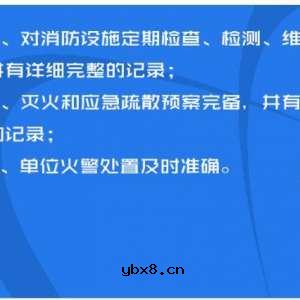 建设工程消防监督管理规定消防安全检查必查内容 