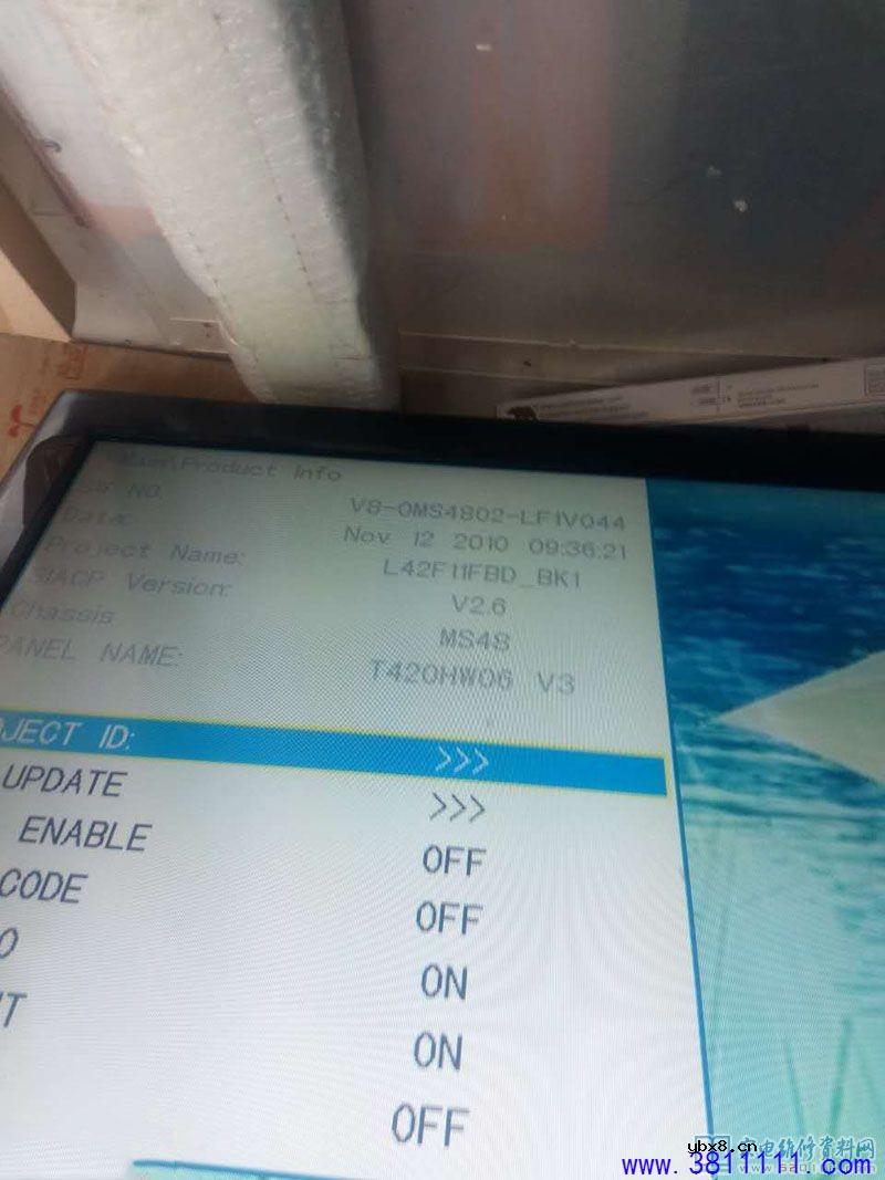 TCL L42F11液晶电视花屏AS15烫不能下手，换掉AS15就好的故障维修 