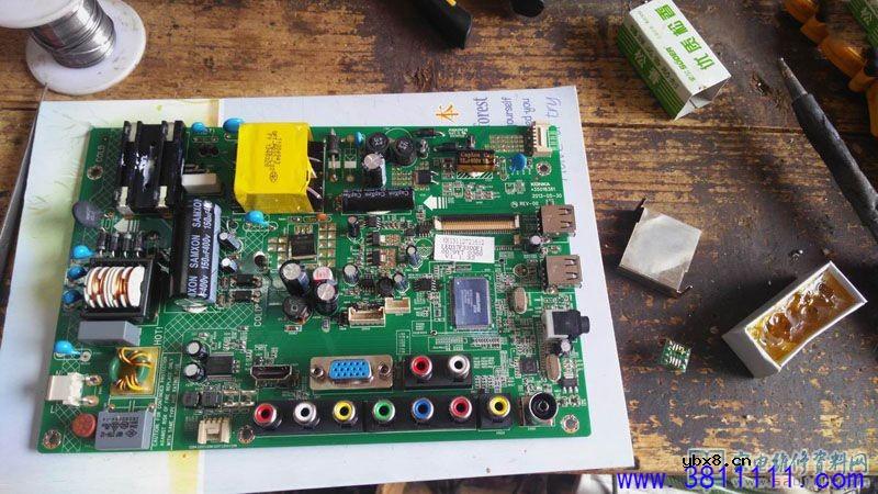 康佳LED37F3300E液晶电视开机不顺畅的故障维修 