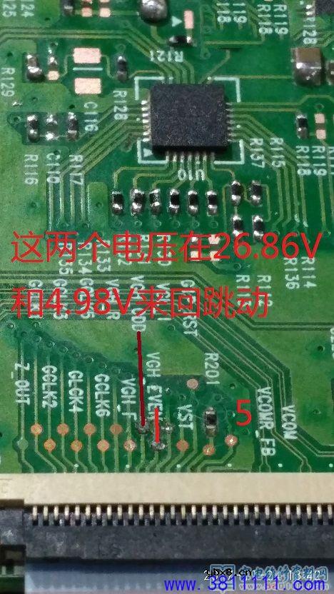 用刀割法修复42寸LG液晶电视重影跳动的故障 