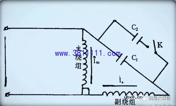单相电机+双电容，哪个是启动电容哪个是运行电容？怎么接正反转 