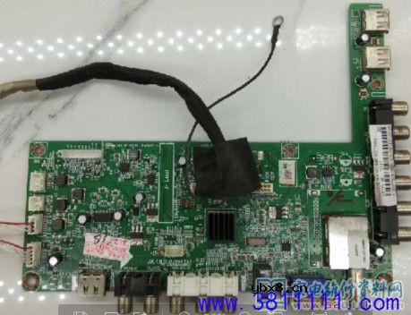 长虹LED32B1000C液晶电视不开机的故障维修 