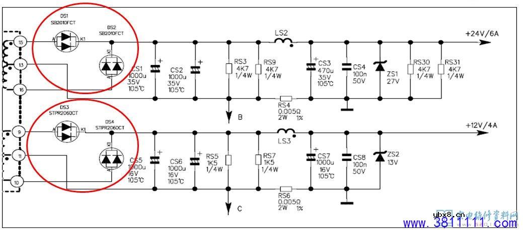 40-PWL37C-PWG1XG（PWL37板）电源板电路原理与维修 