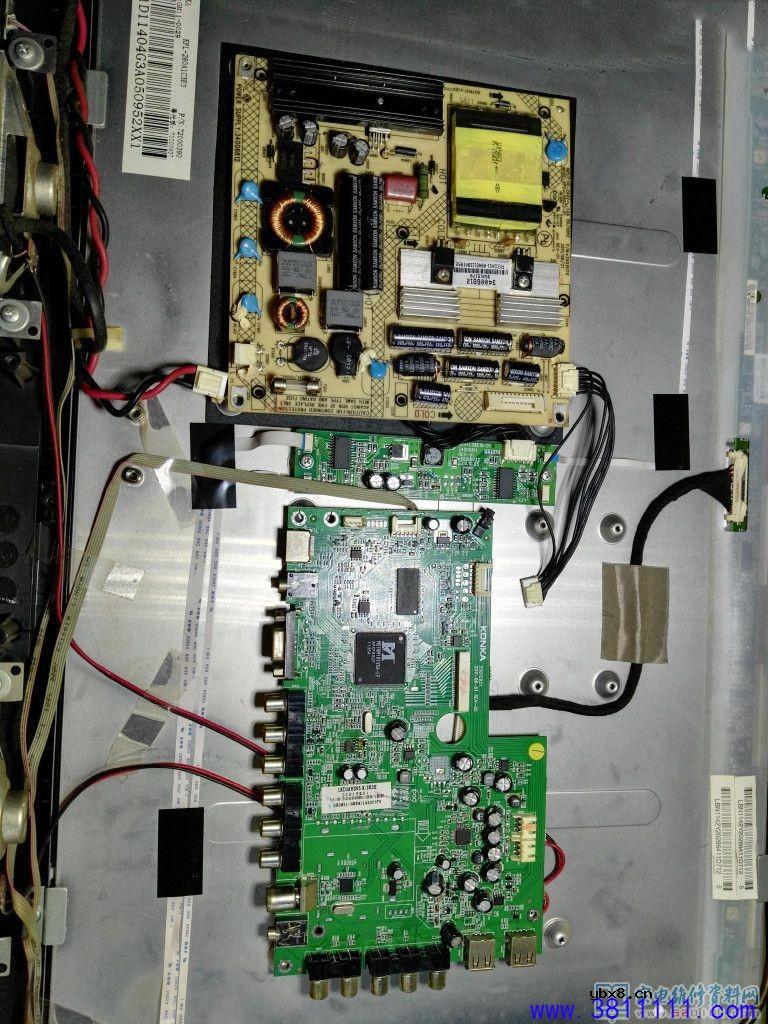 康佳LED26H595液晶电视有图像无声音的故障维修 康佳LED26H595液晶电视有图像无声音的故障维修