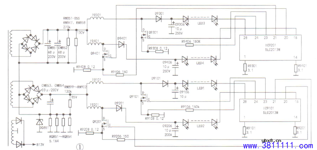 三星UA55F6400呵XXR 型液晶彩电，黑屏，声音正常的维修 