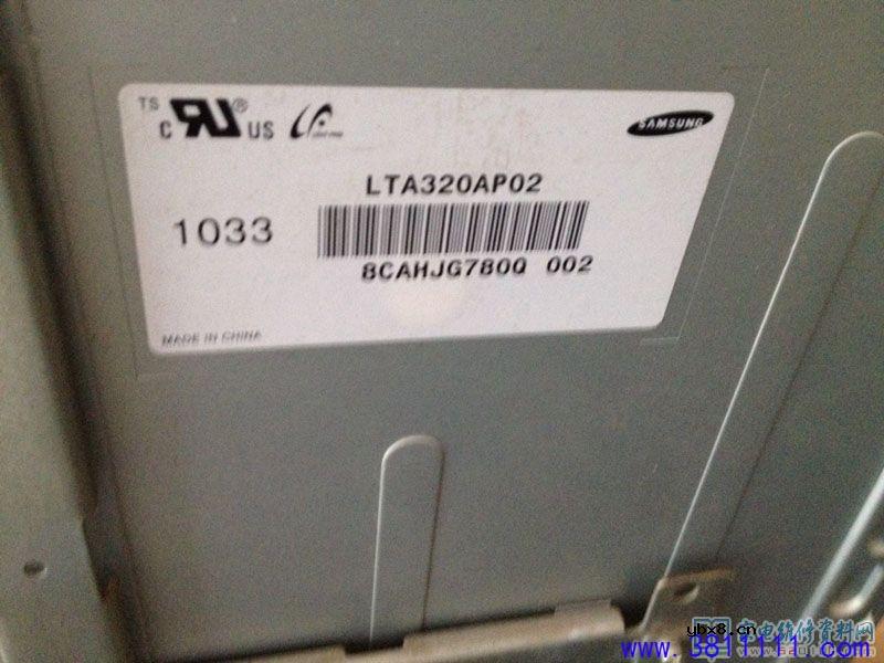 海尔L32B1液晶电视开机10分钟后图像重影的故障维修 