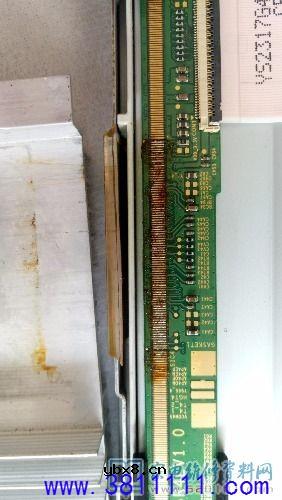 液晶电视里面的液晶软线焊接图例 