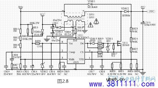 海信TLM40V68P液晶电源板（1673板）电路原理分析 