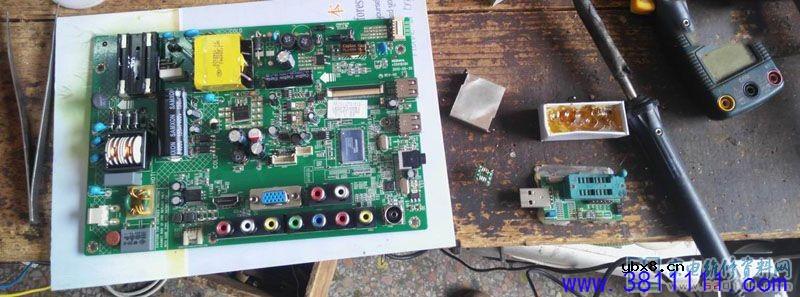 康佳LED37F3300E液晶电视开机不顺畅的故障维修 