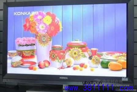 康佳LED42IS97N（2BOM）液晶电视开机花屏的维修 