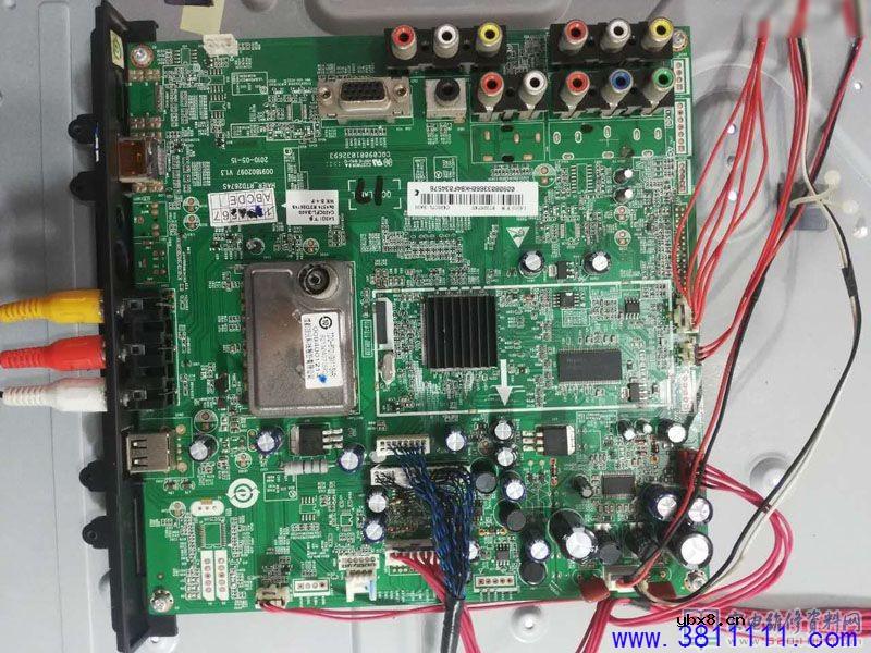 海尔L42G1液晶电视灰屏的故障维修 