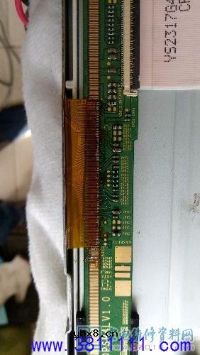 液晶电视里面的液晶软线焊接图例 