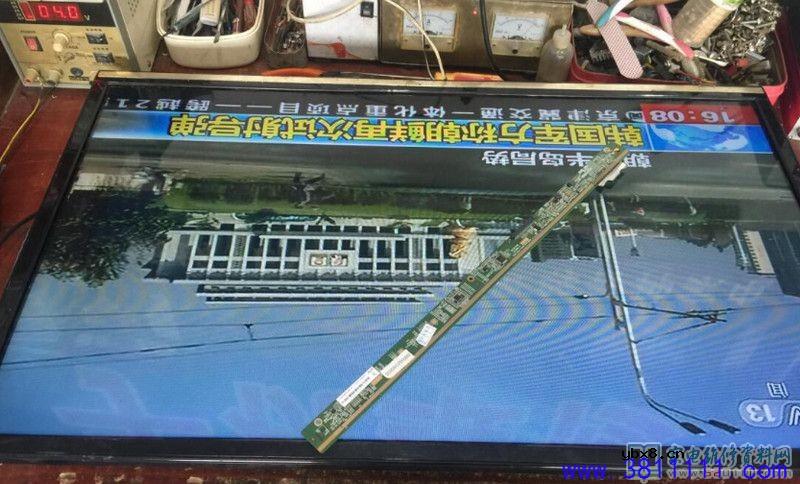 康佳LED32K35A液晶电视灰屏故障维修 