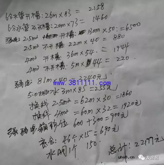 看别人家做水电只花2000，怎么到我这一算要2万多，我被坑了？ 