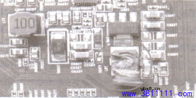 长虹50Q3T型液晶电视，开机后灰屏，伴音正常的维修 