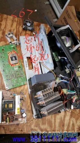 图解三星61寸DLP光显电视花屏故障的维修 图解三星61寸DLP光显电视花屏故障的维修