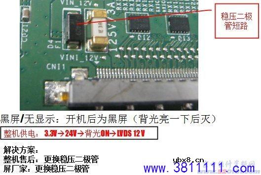 图解液晶显示屏常见不良现象及修复方法 