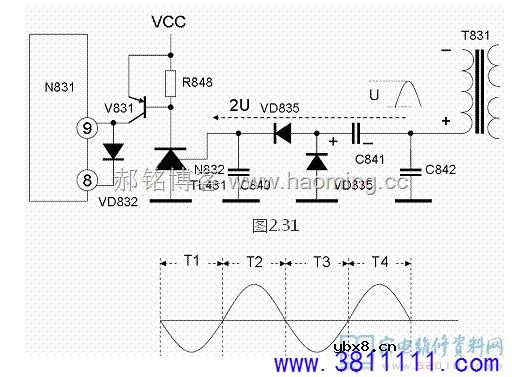 海信TLM40V68P液晶电源板（1673板）电路原理分析 