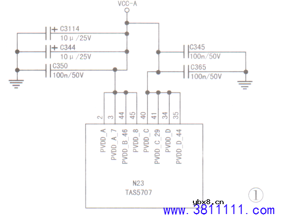 海信LED50K310X3D型液晶彩电灯亮不开机故障检修 