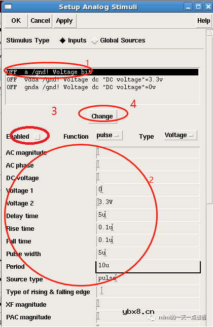 CMOS模拟集成电路之反相器链电路的建立和前仿真
