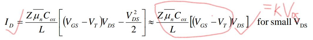沟道反型层阈值电压Vth介绍