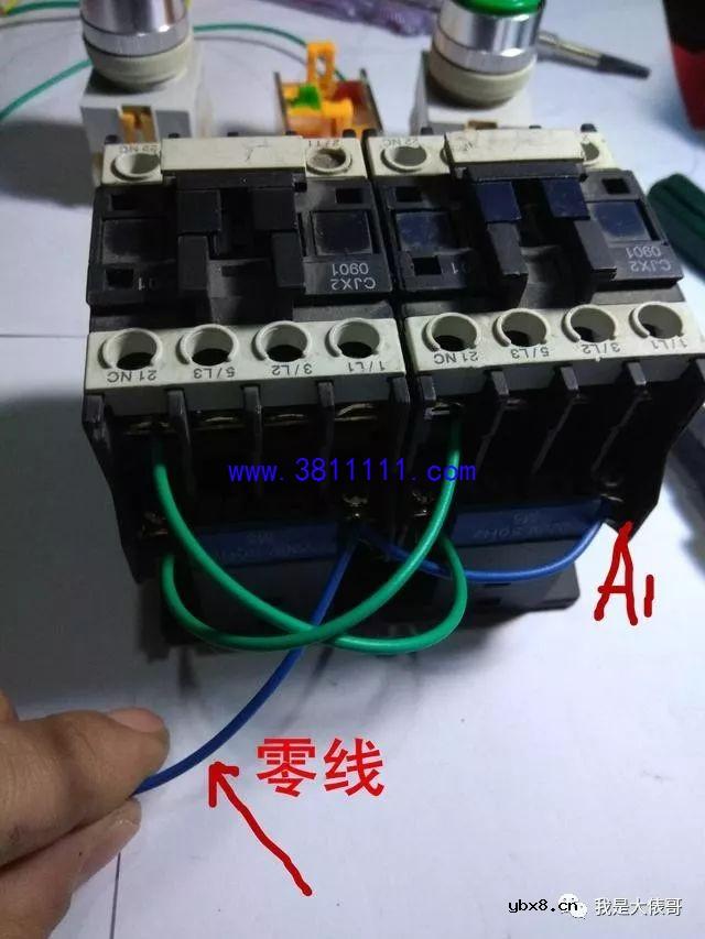 全网最详细的点动自锁互锁接线 