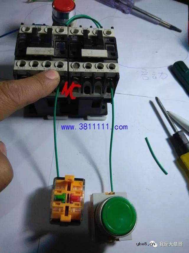 全网最详细的点动自锁互锁接线 