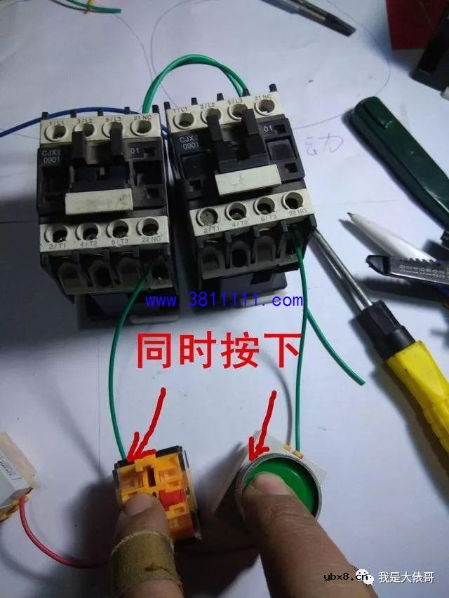 全网最详细的点动自锁互锁接线 