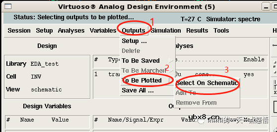 CMOS模拟集成电路之反相器链电路的建立和前仿真