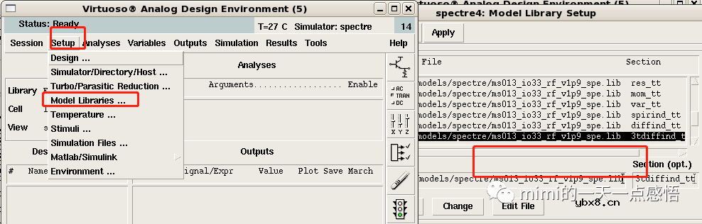 CMOS模拟集成电路之反相器链电路的建立和前仿真