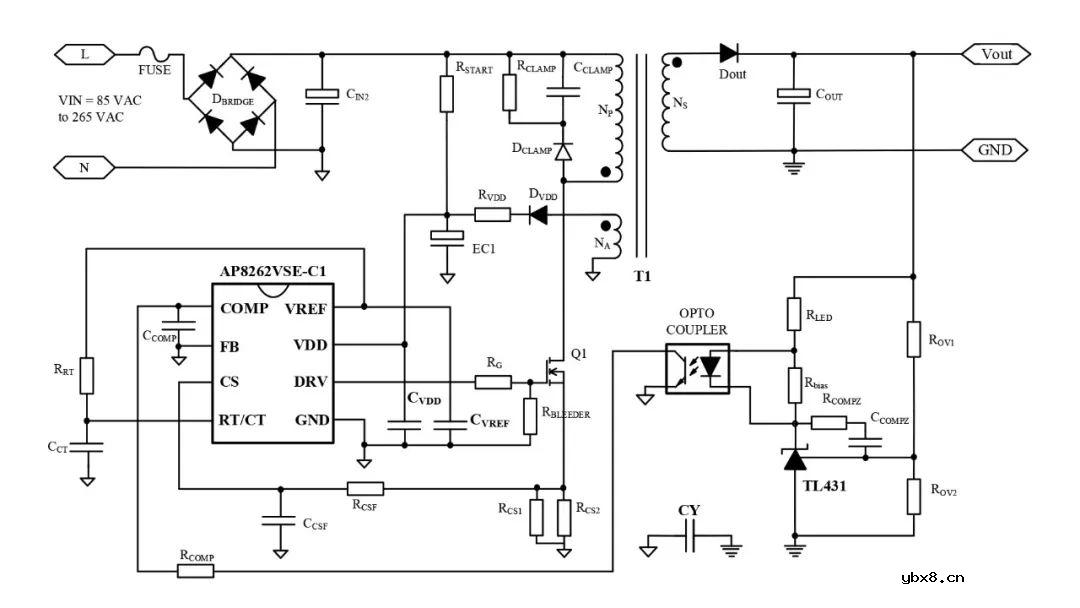 高可靠峰值电流PWM控制芯片，完美替换284X