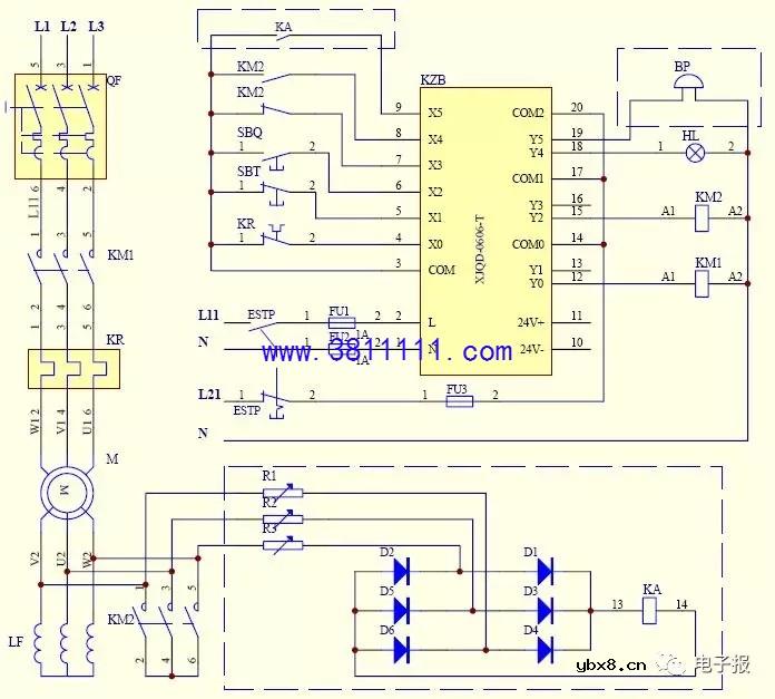 用单片机控制频敏变阻器启动电动机的方法 