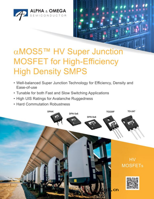 AOS新一代电源设计：基于FRD MOSFET的高效、高可靠设计解决方案
