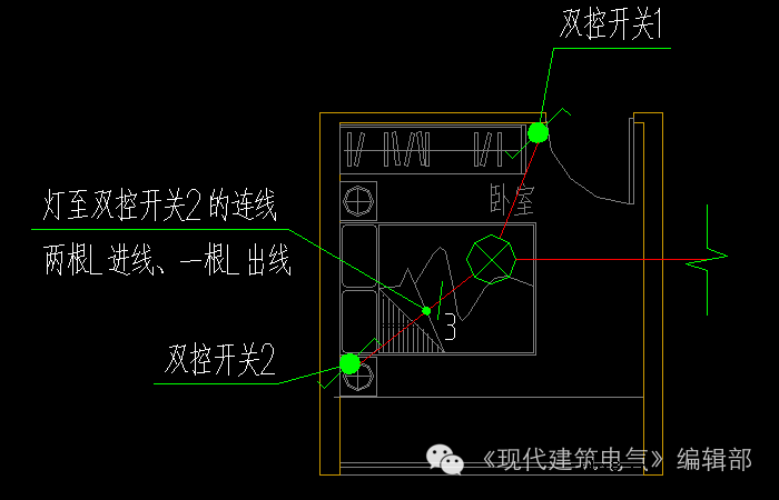 详解电气照明平面图如何确定导线根数 