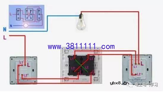 手把手教你各种开关接线、单控 双控 三控 四控开关，电工师傅不懂不行 