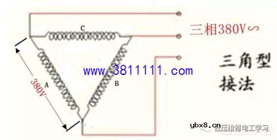 星三角启动，星启动电机是在220V电压运转还是380V的电压是运行？ 