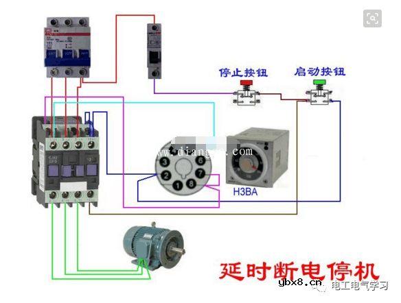 从简单到复杂的交流接触器常用接线电路图和实物图 电工必须知道的 