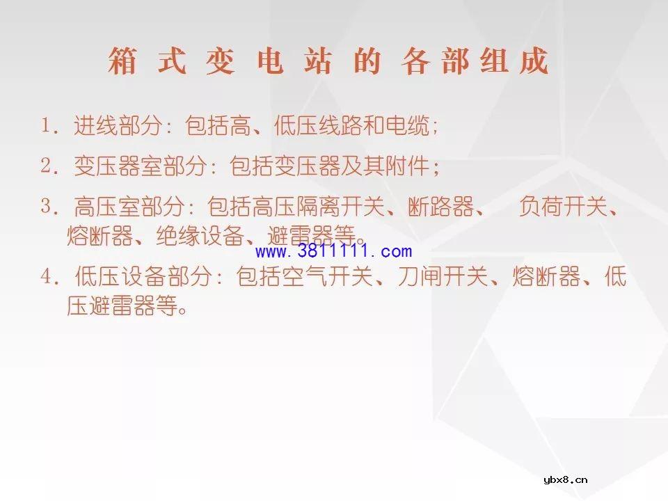 成套电气设备知识精讲（箱式变电站&amp;环网柜） 