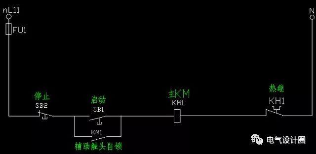 家电维修网手把手教你画三相异步电动机控制电路图 