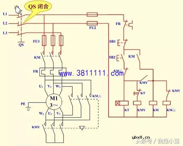 我们看星三角降压启动是手动好还是自动好，老电工介绍3种最实用的接线方法 