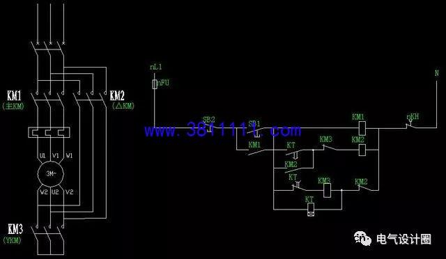 家电维修网手把手教你画三相异步电动机控制电路图 