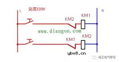 从简单到复杂的交流接触器常用接线电路图和实物图 电工必须知道的 