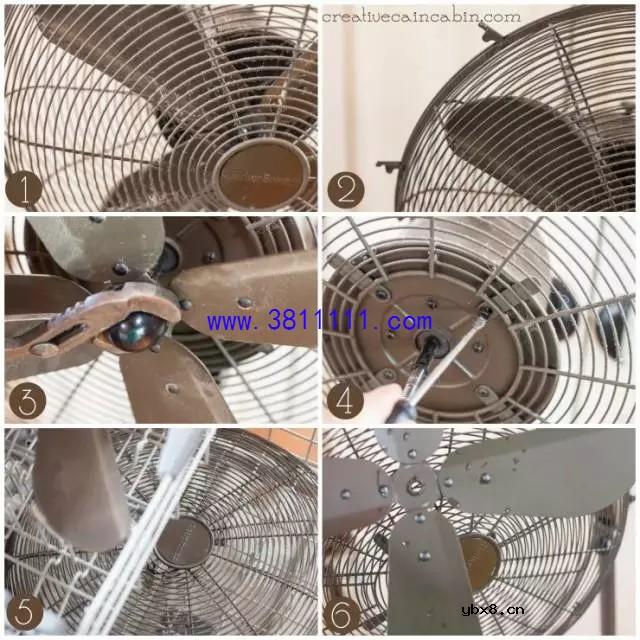 吊扇台扇落地扇空调的灰尘清洗方法大全 