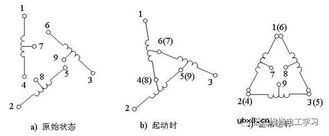 三相交流异步电动机降压起动控制电路 