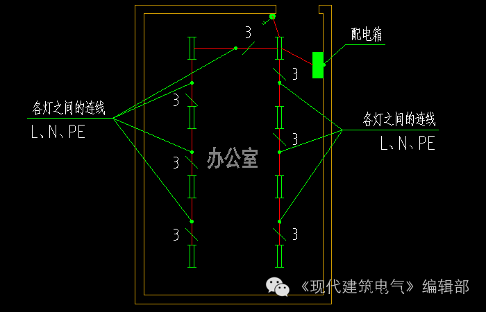 详解电气照明平面图如何确定导线根数 
