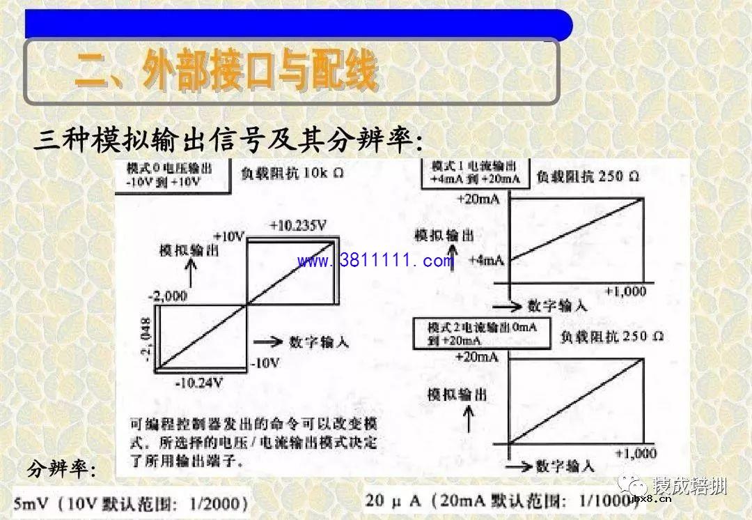 讲解关于三菱PLC模拟量模块接线控制和编程实例 